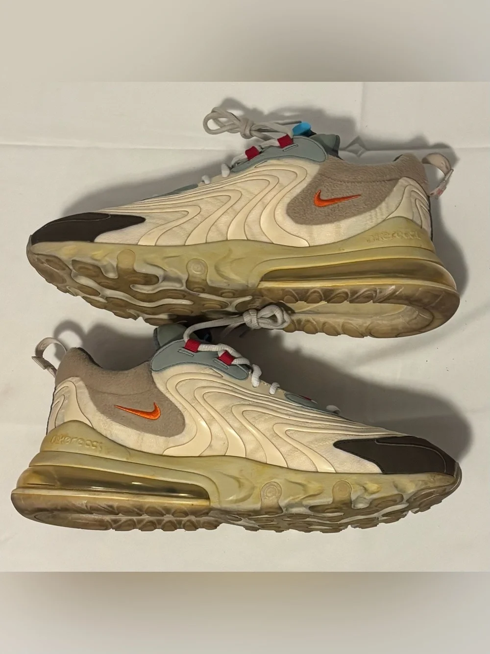 Nike Air Max 270 React ENG Travis Scott Cactus Trails CT2864-200 Men’s Size 14